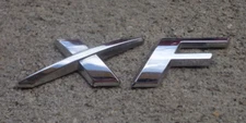 Jaguar XF trunk emblem letters badge decal logo symbol Type OEM Genuine Original