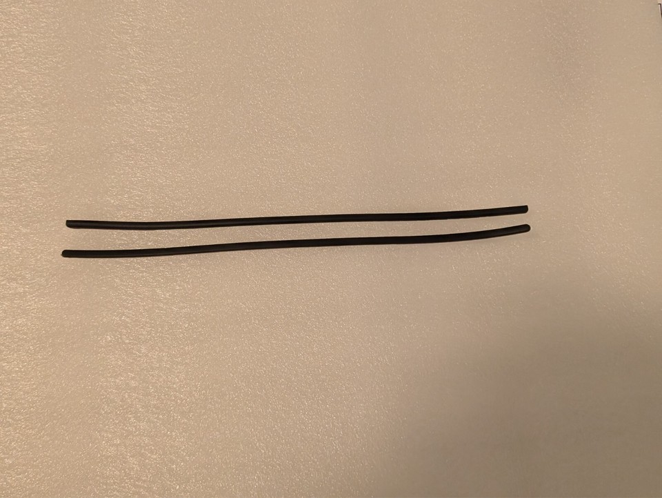 ZAHARA Gray D Shell Bottom Cover Rubber Foot Pads For Dell Latitude 5540 5550 Precision 3580 3581