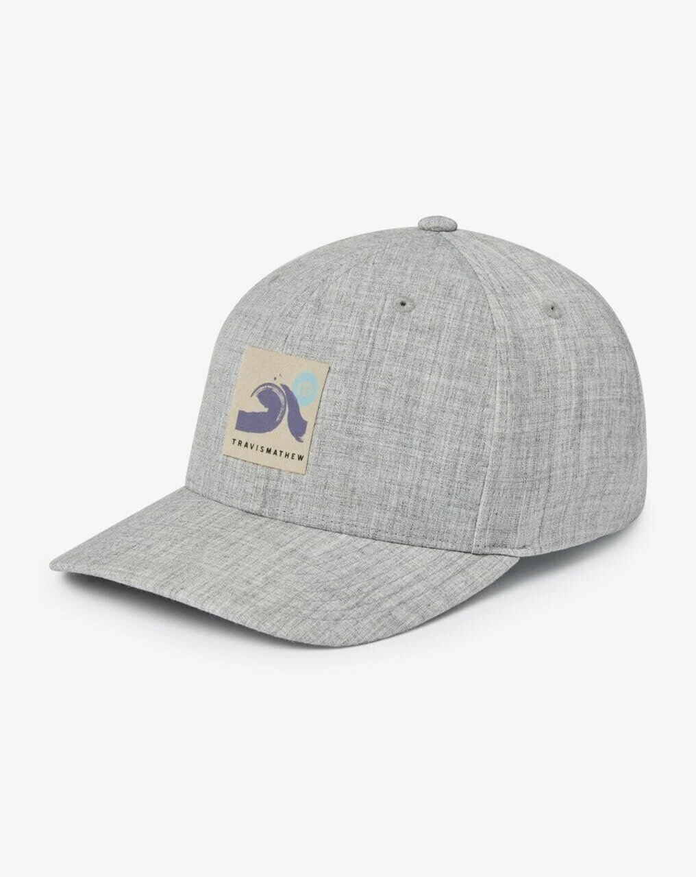 Travis Mathew Men's Standard Aloha Shirts Cap Hat, Heather Grey, One Size