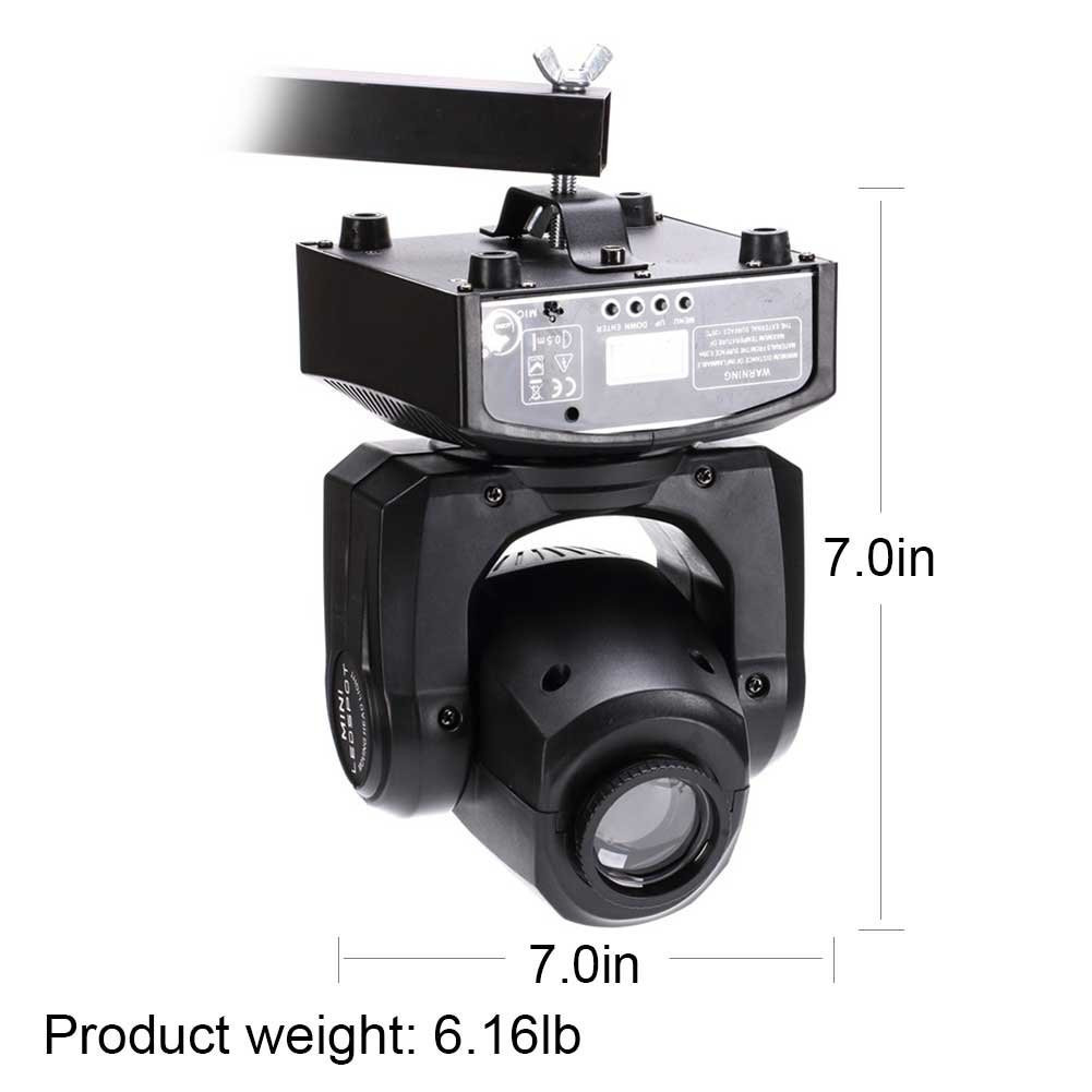 120W LED Moving Head Light RGBW Gobo Beam Stage DJ Light Disco DMX Spot Lighting