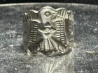VINTAGE Design Southwestern RING 925 100% STERLING SILVER SIZE 7