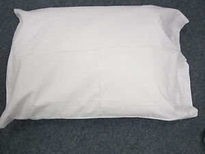 new white 14 piece lot white hotel pillow cases covers t-180 standard 20x30