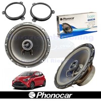 Phonocar 66026 Koaxial Lautsprecher 165Mm 60W 4Ω 2-Wege FüR Toyota Aygo