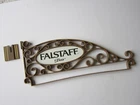 Vintage NOS Falstaff Beer BANNER DISPLAY SIGN Rigid Plastic IN ORIGINAL BAG