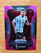 2022 Panini Prizm World Cup Qatar - Lionel Messi #7 Pink Prizm for 