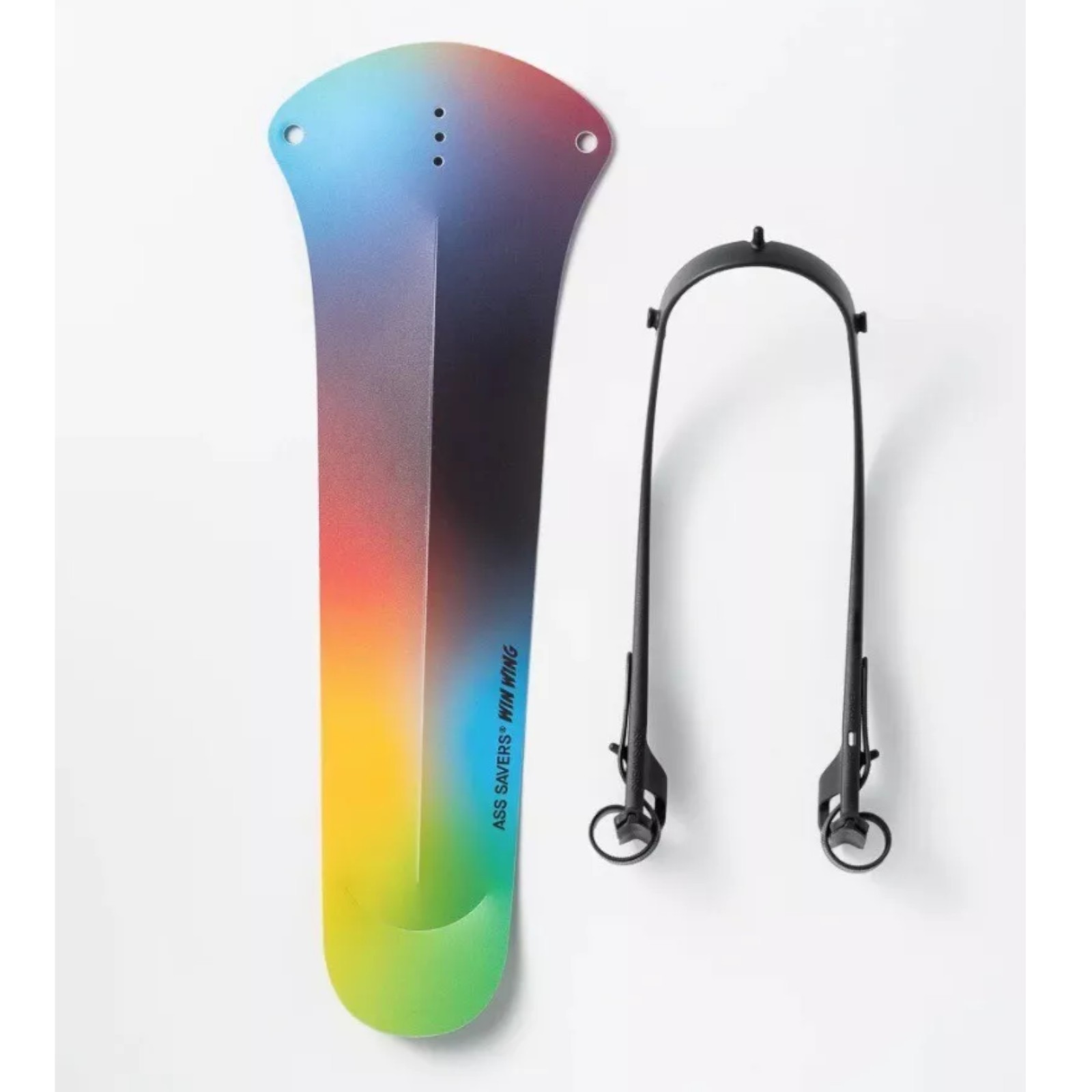 Ass Savers Win Wing Clip On Rear Bike Mudguard Fender - Spektrum