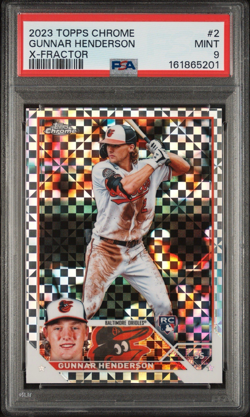 2023 Topps Chrome - Gunnar Henderson #2 X-Fractor (RC)