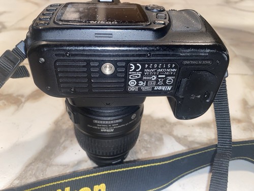 Nikon D80 Camera w/Nikon DX 18-135mm Lens W/charger & Back up Battery Tested - Picture 16 of 21