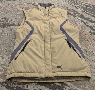 HELLY HANSEN wattierte Weste Größe M Herren durchgehender Reißverschluss Freizeit Outdoor Oberbekleidung