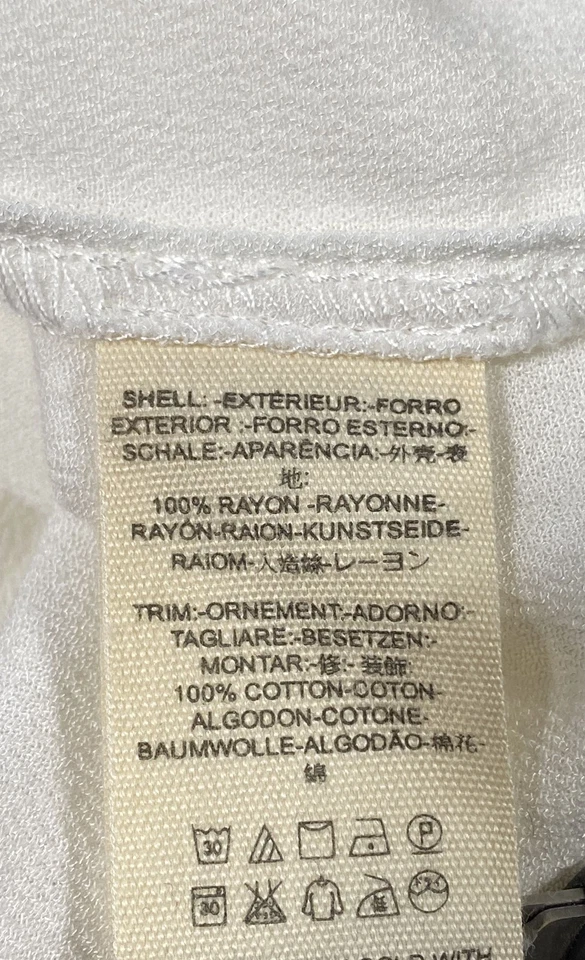 Blusa bohemia blanca Free People para mujer L Foto 3 de 4