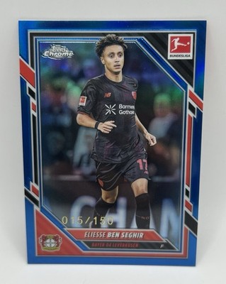 2025-26 Topps Chrome Bundesliga - Eliesse Ben Seghir /150 #66 Bayer Leverkusen