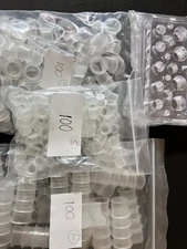 100 Pcs of each of Small, Medium, Large Tattoo Ink Pigment Cups and One Holder