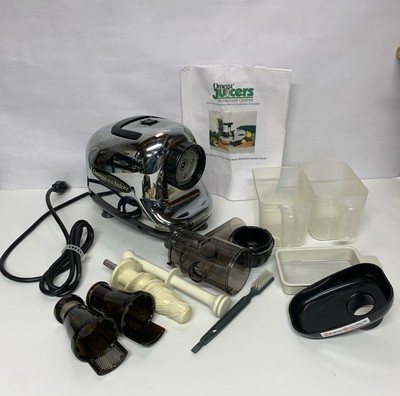 Omega Juice Extractor Juicer Model 8005 Instructions Masticating Incomplete