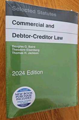 Commercial and Debtor-Creditor Law Selected Statutes, 2024 Edition