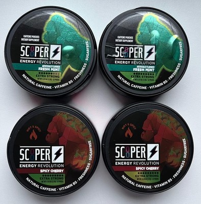SCOOPER Energy 2x Spicy Cherry 2x Fresh Mint