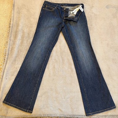 Michael Kors Women's Jeans Bootcut Size 32 Dark Blue Denim