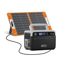 Flashfish 300W 230Wh Solar Generator Optional With Solar Panel 60W 18V US Stock