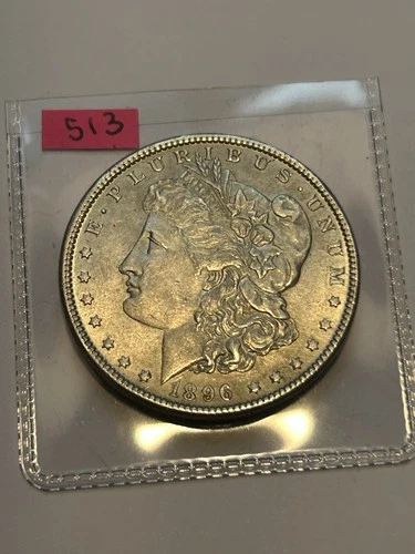 1896-P Morgan Silver Dollar, 90% Silver EF