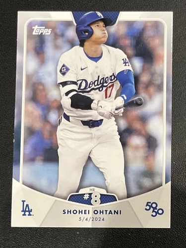 2024 Topps 50/50 Shohei Ohtani Los Angeles Dodgers HR #8 Card 15
