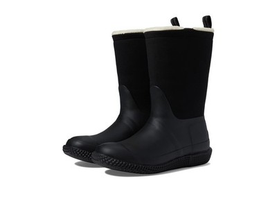 Hunter Women Insulated Webbing Shearling Boots Black Size 6