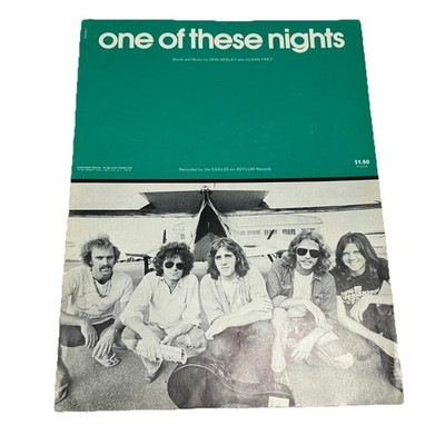 One Of These Nights Eagles Sheet Music Piano Vocal Guitar