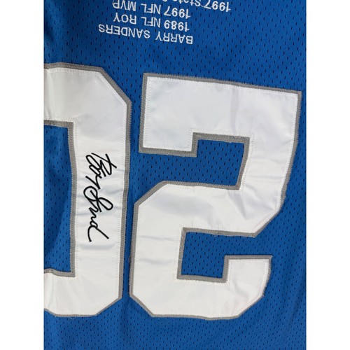 Maglia Barry Sanders #20 1992 Lions Throwback taglia 54 Mitchell & Ness - Foto 12 di 13