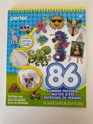 Perler verschmolzene Perlen 86 Sommer Muster Pad-brandneu-UK-Bestand
