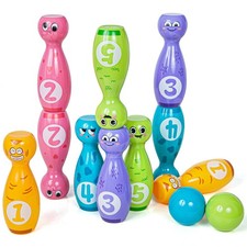 MIDOCCHIO Bowling Set for Kids 2-5, Bowling pins for Kids, Indoor Activity Games