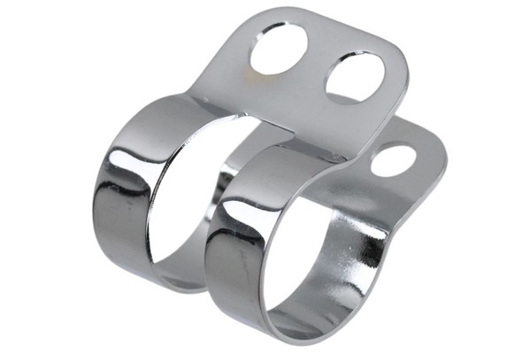 Klemmschelle Zur Lenkerarmatur FüR Emw R35 - Verchromt - FüR 22 Mm Lenker-image