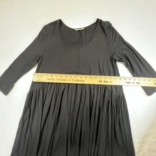 Blusa grande negra con cuello redondo marca Boutique Promesa para mujer - Imagen 4 de 8