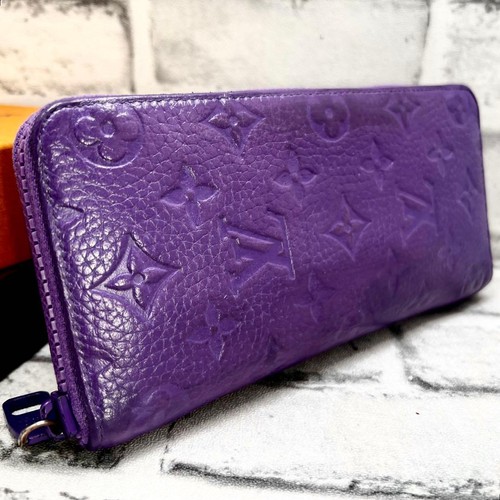 Louis Vuitton Monogram Trianon Zippy Wallet Purple