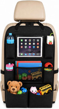 Backseat Organizer with Tablet Holder and Kick Mat for SUV and Truck
