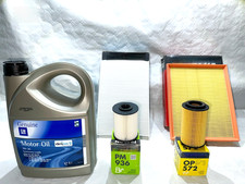 KIT TAGLIANDO OPEL ASTRA G 2.0 2.2 DTI DIESEL 5L OLIO GM 5W30 + KIT 4 FILTRI