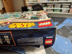 LEGO Star Wars Republic AV-7 Anti-Vehicle Cannon 75045 Sealed Damaged box