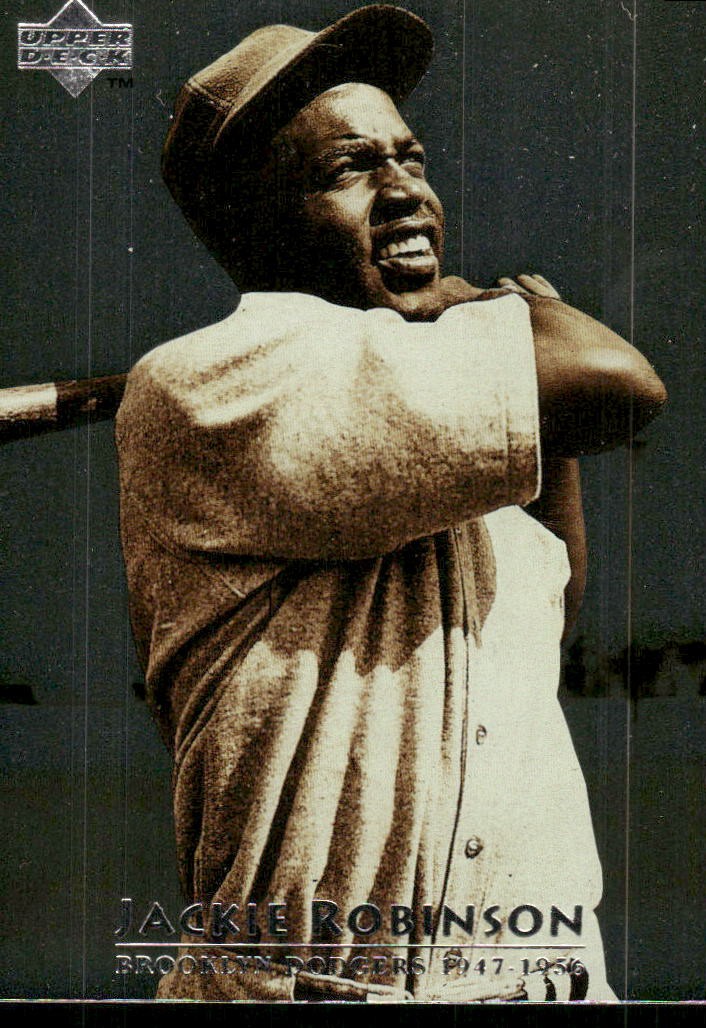 1997 Upper Deck Jackie Robinson 50th Anniversary #1 Brooklyn Dodgers