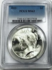 1923 PEACE DOLLAR PCGS MS63! COLLECTOR GRADE! SPECTACULAR STRIKE! WOW! NR #G2061