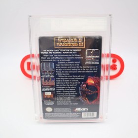 NES Nintendo WIZARDS & WARRIORS III KUROS VISIONS OF POWER -VGA GRADED 80 Sealed