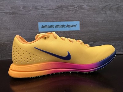 Nike Triple Jump Elite 2 Track & Field Yellow Blue Spikes  display picture 1