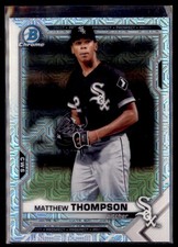 2021 Bowman Chrome Mojo Refractor Matthew Thompson White Sox BCP-74