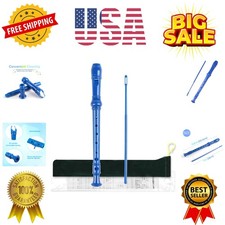 Soprano Recorder German Style C Key 8 Holes Easy Instrument for Beginners Sch...