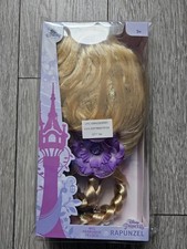 ****BRAND NEW OFFICIAL DISNEY RAPUNZEL WIG HAIR BRAID TANGLED DRESS UP!!!****