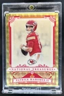2025 Panini National Treasures Patrick Mahomes II Premium Gold Vinyl #1/1 Chiefs