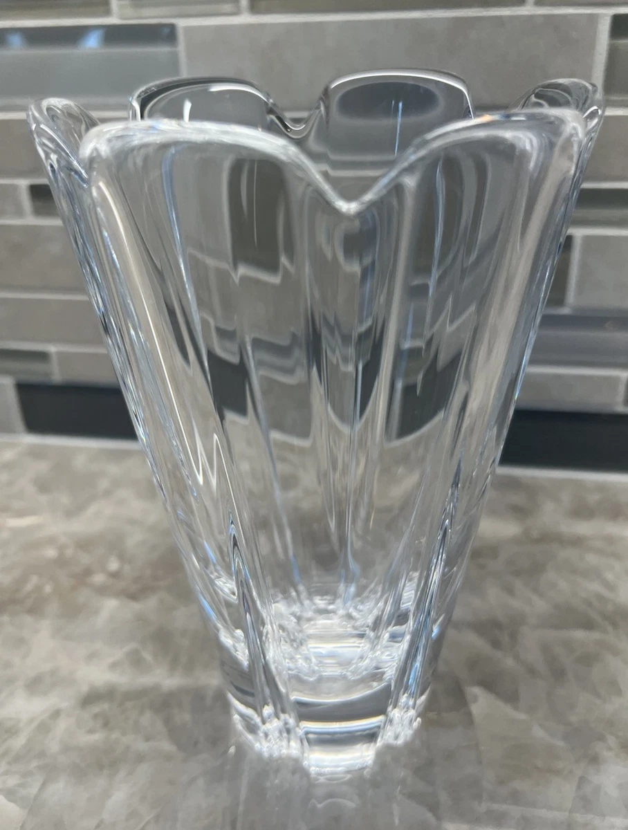 Orrefors 水晶圆柱花瓶| eBay