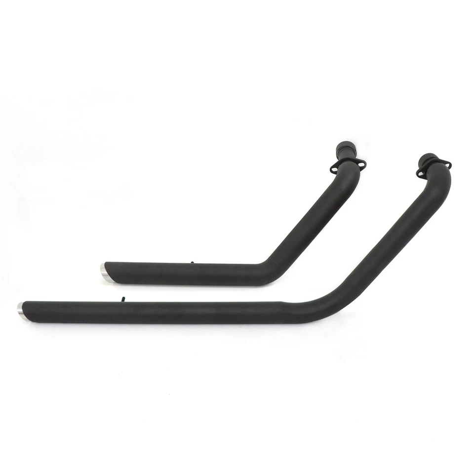 Exhaust Slash Pipe Muffler System For Honda SHADOW 1100 VT1100 ACE Aero Black - Image 4 of 4