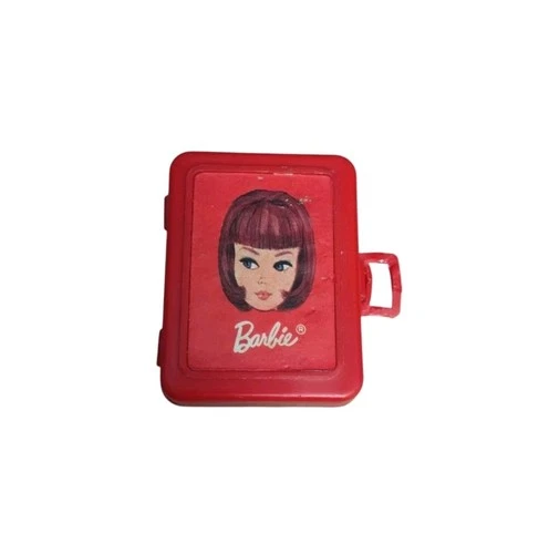 Mattel Barbie Tutti 3608 LET'S PLAY BARBIE Red Case Vintage Very Good