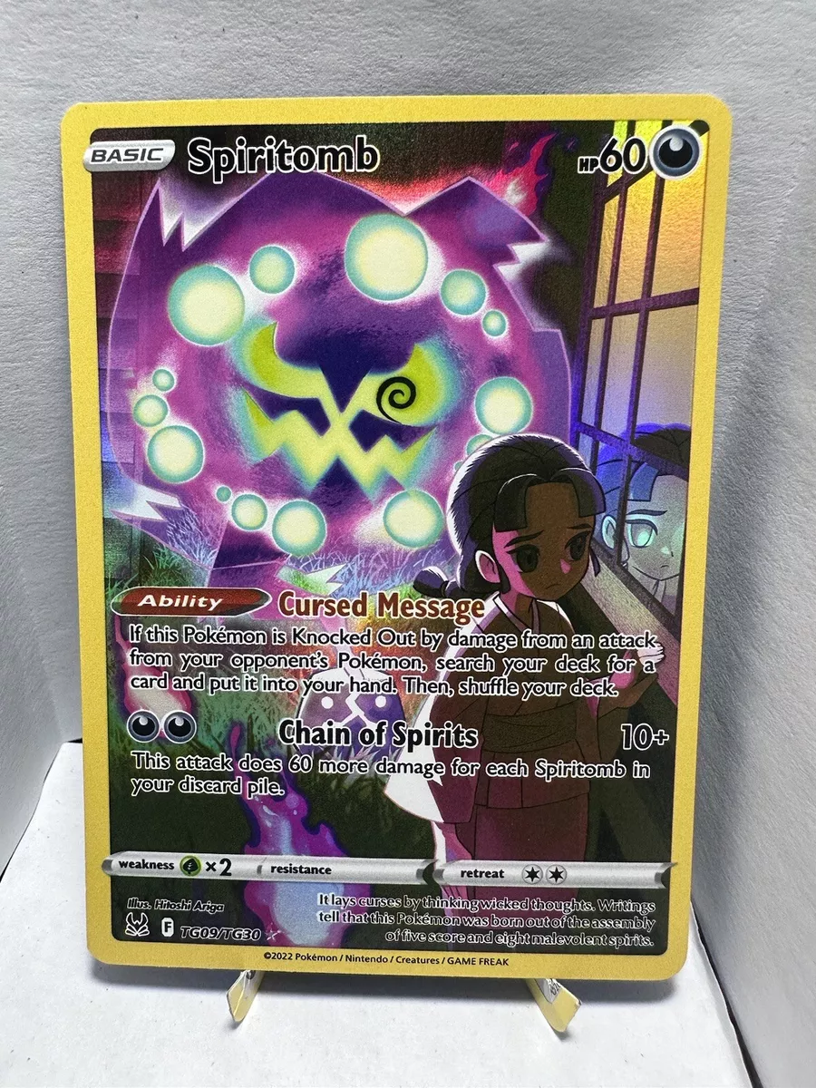 Pokemon Card TCG - Spiritomb TG09/TG30 Ultra Rare - Lost Origin - Near Mint