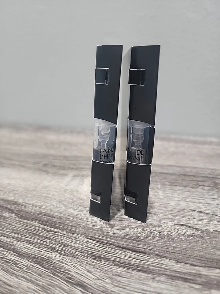 2 YSL YVES SAINT LAURENT LA NUIT DE L'HOMME SAMPLE SPRAY 0.04 FL OZ / 1.2 ML  - Image 4 of 4
