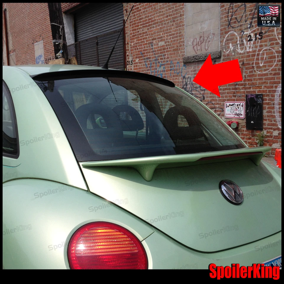 (284R) Ajuste: VW Volkswagen Beetle BUG 1998-2011 techo trasero alerón ventana  Foto 2 de 4