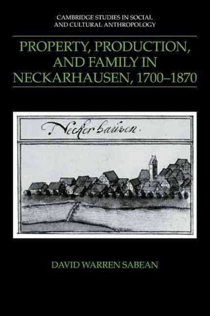 Property, Production, and Family in Neckarhausen, 1700–1870 Sabean Hardback