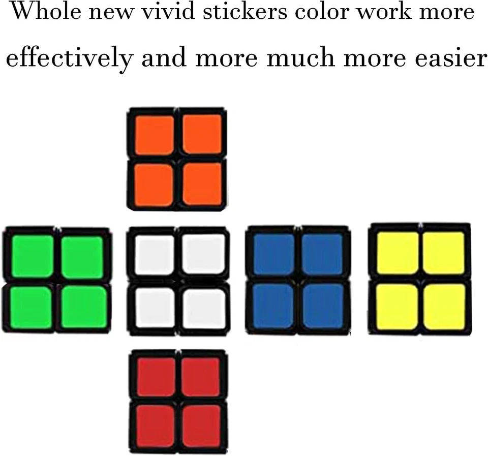 2x2 QiYi QiDi Super Fast Speed Cube Magic Twist Puzzle Brain Teaser - USA SELLER - Image 4 of 4